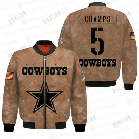 Dallas Cowboys - National Football League 2023 Unisex AOP Bomber Jacket V1