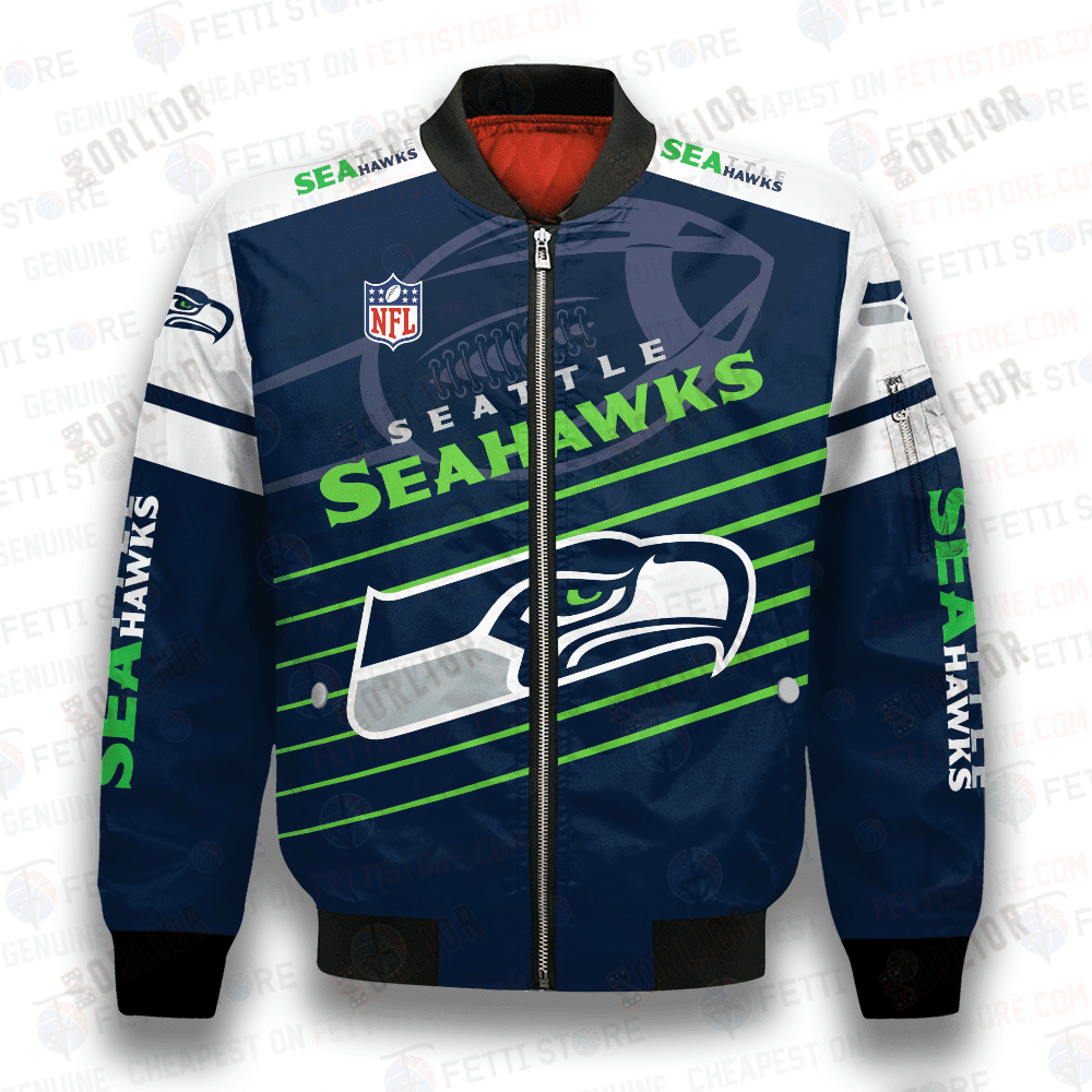 Seattle Seahawks National Football League 3D Bomber Jacket SH1