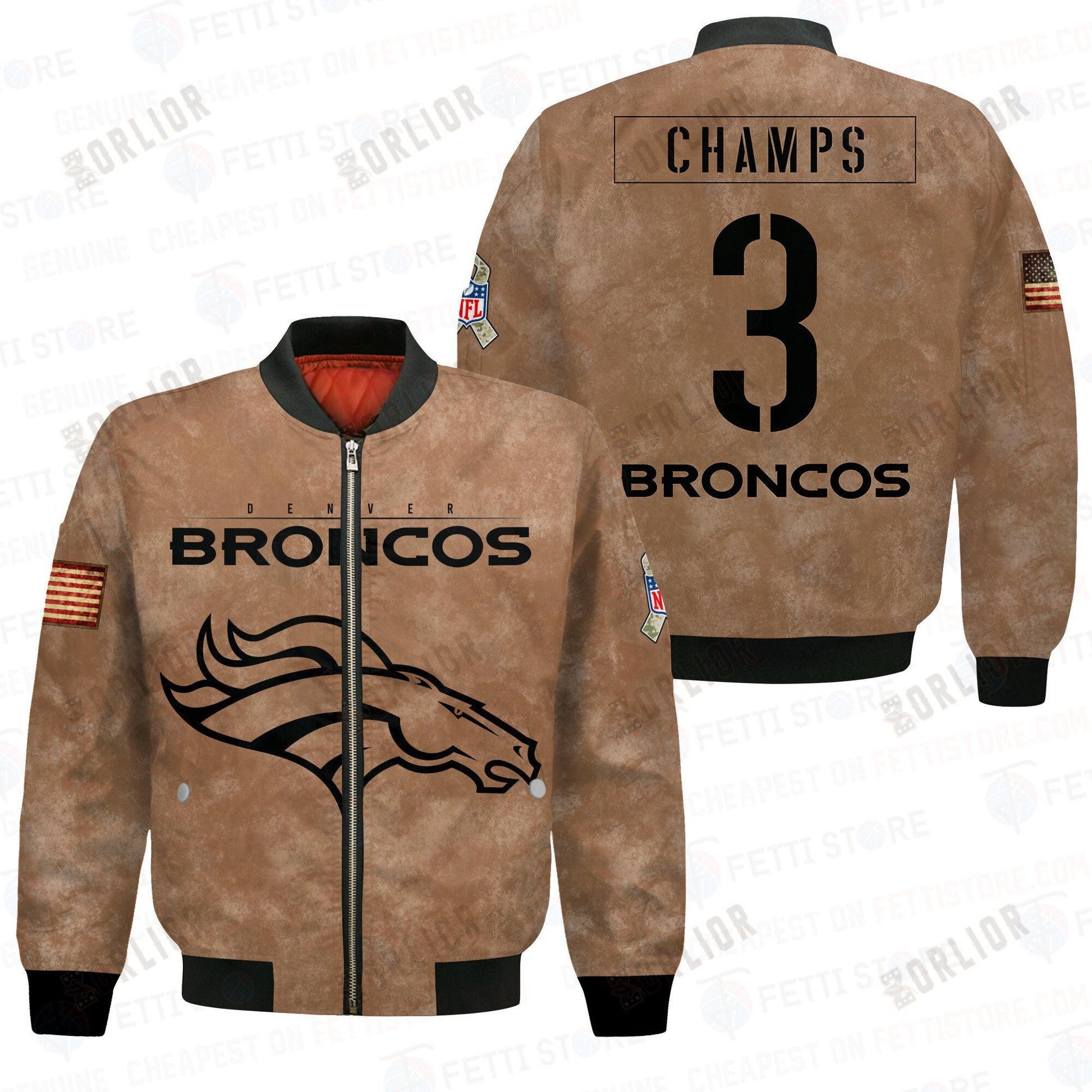 Denver Broncos - National Football League 2023 Unisex AOP Bomber Jacket V1