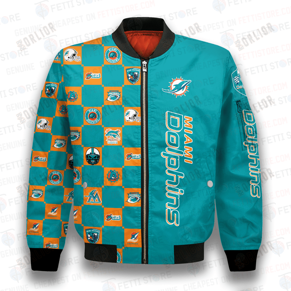 Miami Dolphins NFL 2023 Unisex AOP Bomber Jacket