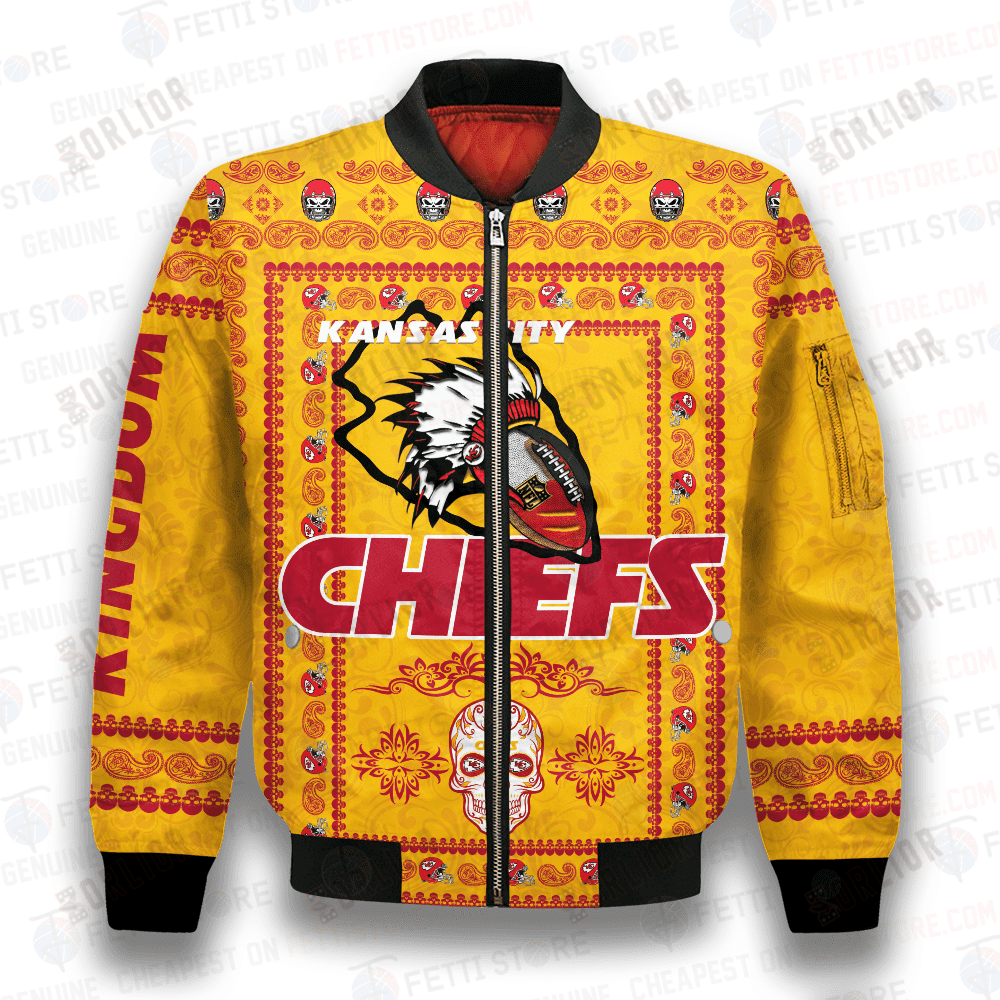 Kansas City Chiefs Classic Pattern NFL 3D Bomber Jacket