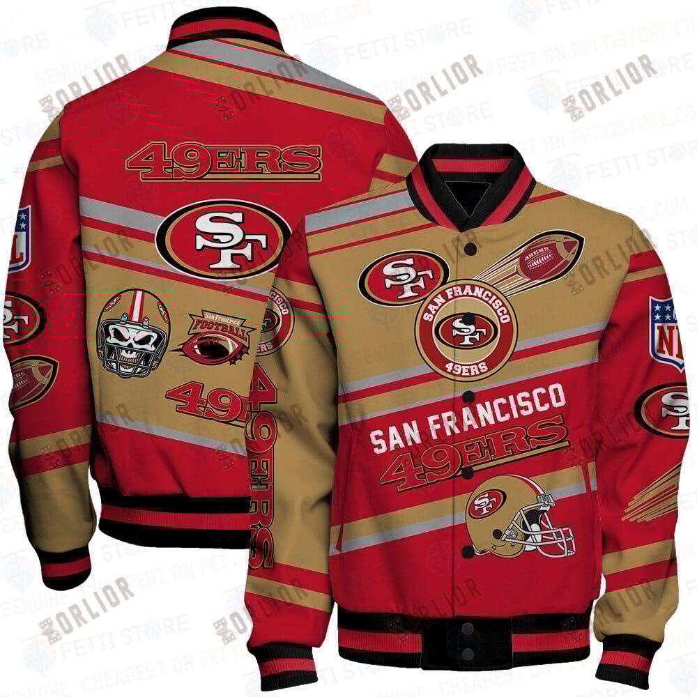San Francisco 49ers American Football League Pattern Varsity Jacket