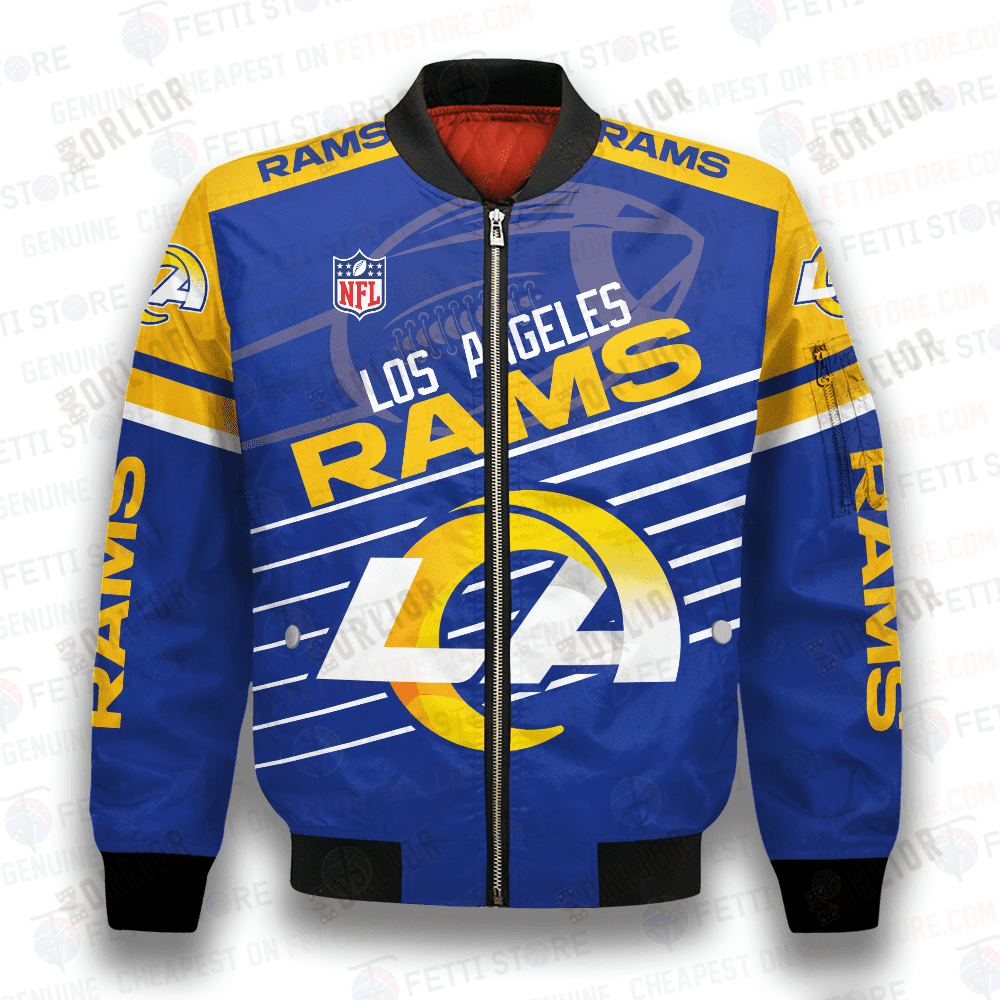 Los Angeles Rams National Football League 3D Bomber Jacket SH1