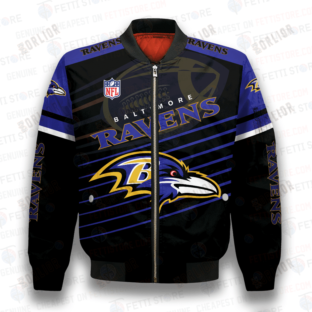 Baltimore Ravens National Football League 3D Bomber Jacket SH1