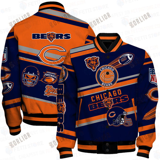 Chicago Bears American Football League Pattern Varsity Jacket