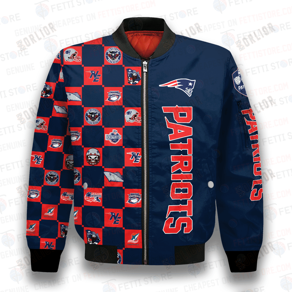 New England Patriots NFL 2023 Unisex AOP Bomber Jacket