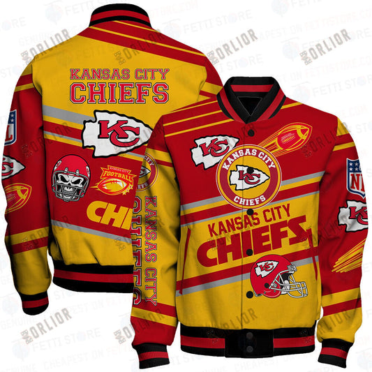 Kansas City Chiefs American Football League Pattern Varsity Jacket