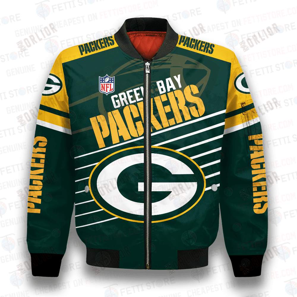 Green Bay Packers National Football League 3D Bomber Jacket SH1
