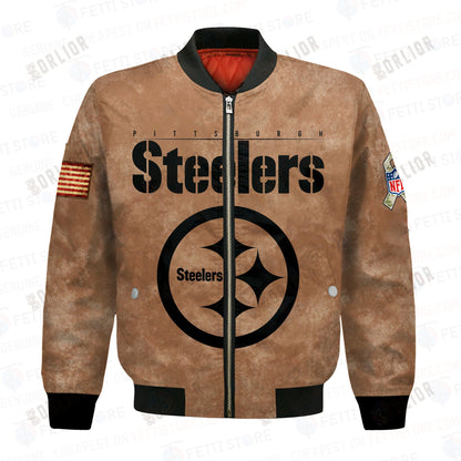Pittsburgh Steelers - National Football League 2023 Unisex AOP Bomber Jacket V1