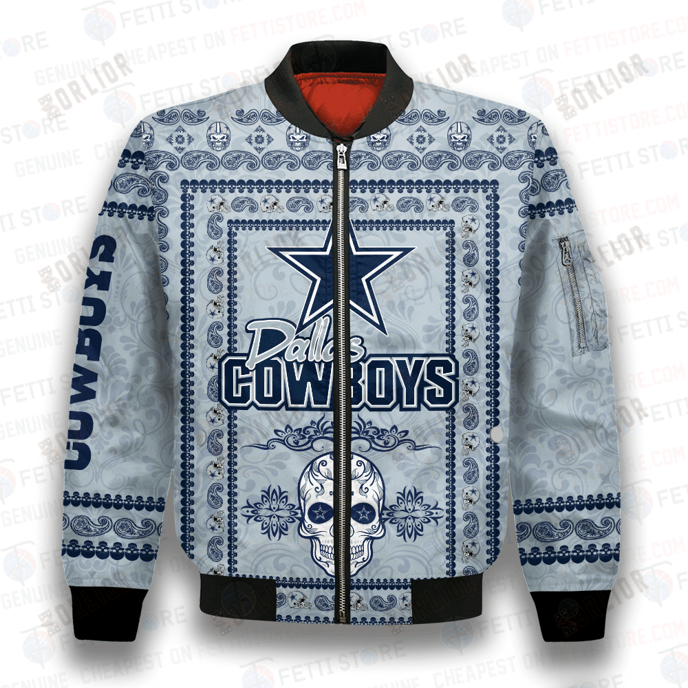 Dallas Cowboys Classic Pattern NFL 3D Bomber Jacket