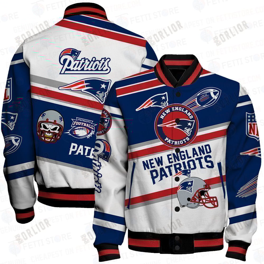 New England Patriots American Football League Pattern Varsity Jacket