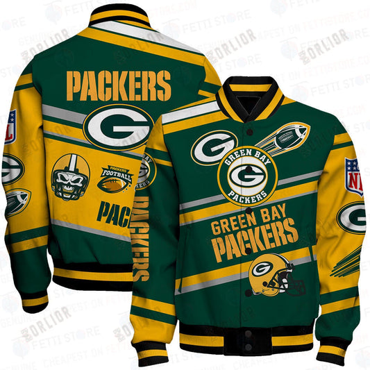 Green Bay Packers American Football League Pattern Varsity Jacket
