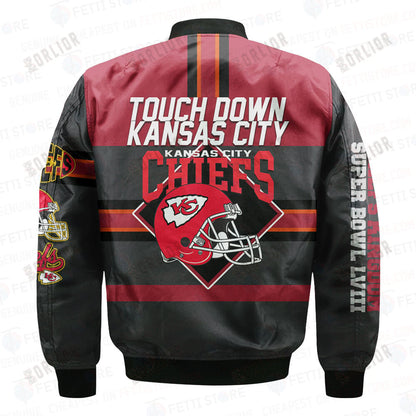 Kansas City Chiefs Touch Down 3D Bomber Jacket