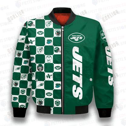New York Jets NFL 2023 Unisex AOP Bomber Jacket