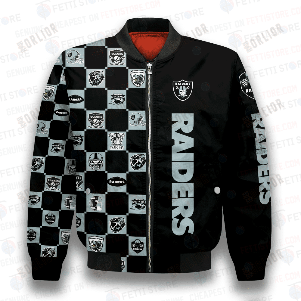 Las Vegas Raiders NFL 2023 Unisex AOP Bomber Jacket