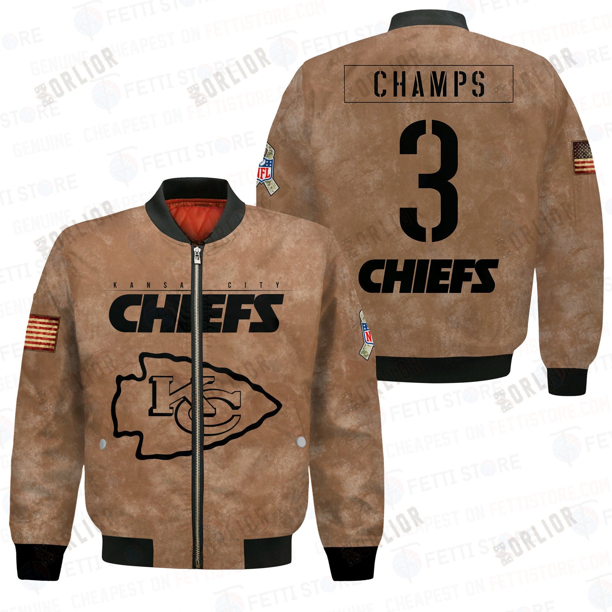 Kansas City Chiefs - National Football League 2023 Unisex AOP Bomber Jacket V1