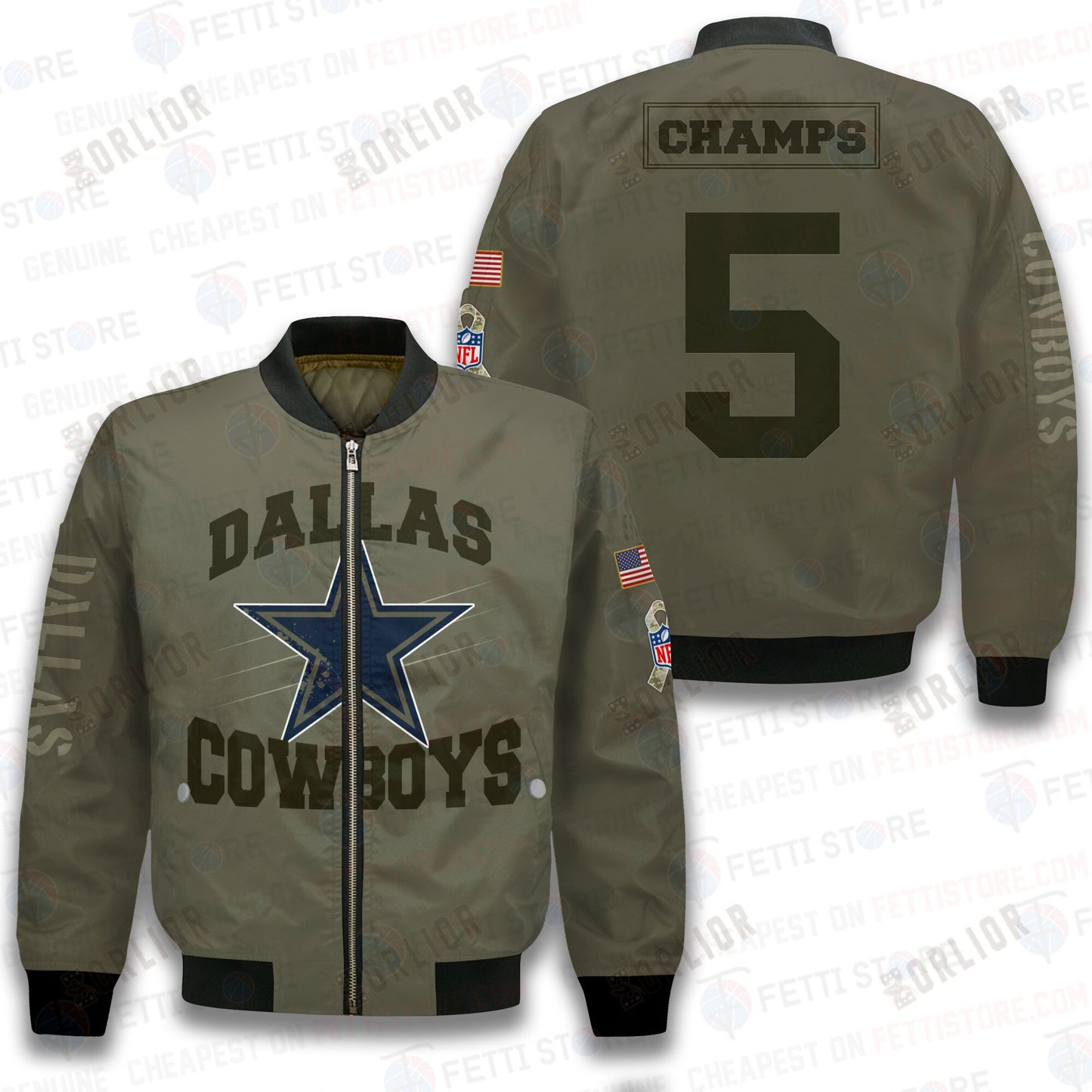 Dallas Cowboys - National Football League 2023 Unisex AOP Bomber Jacket V2