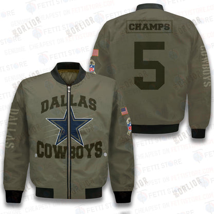 Dallas Cowboys - National Football League 2023 Unisex AOP Bomber Jacket V2