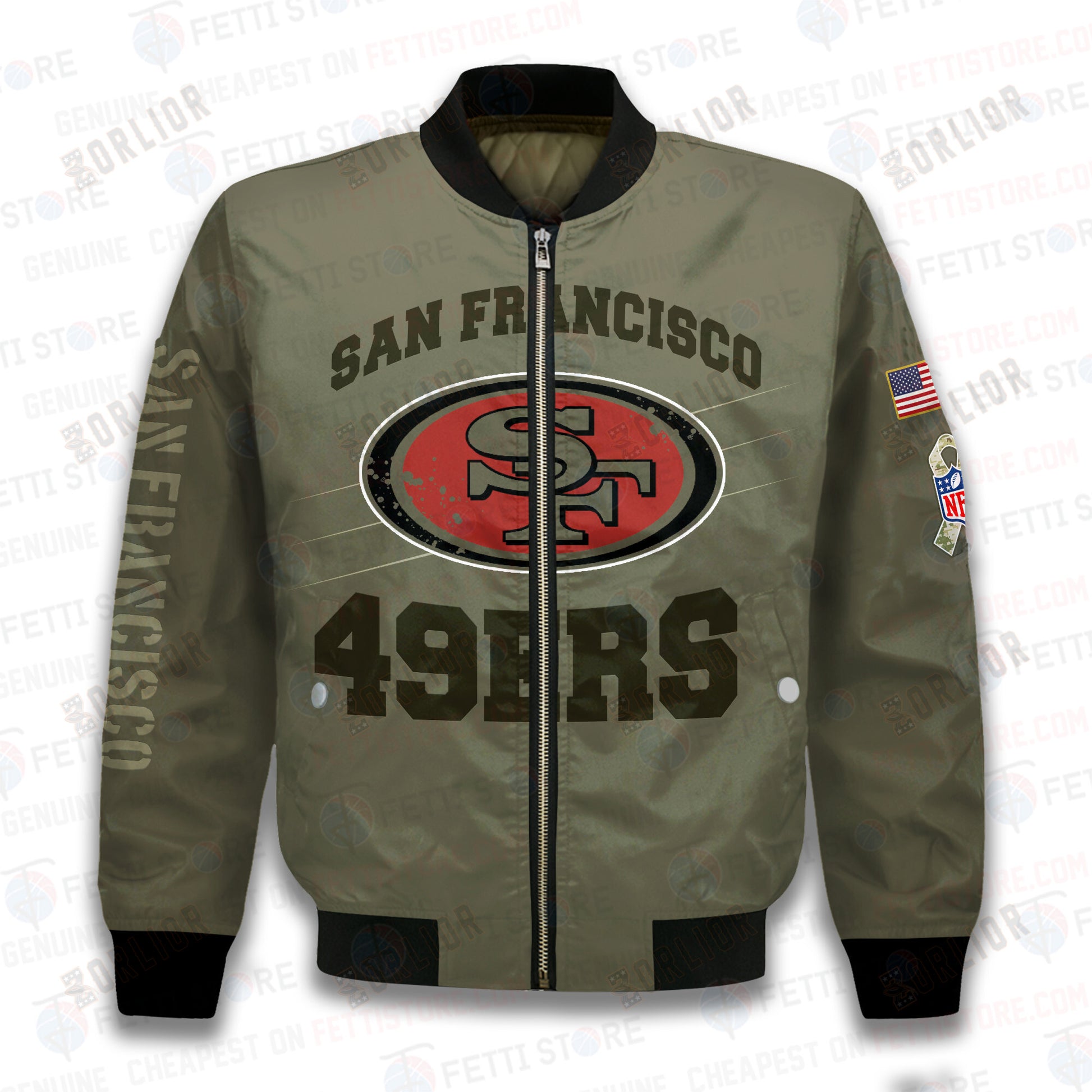 San Francisco 49ers - National Football League 2023 Unisex AOP Bomber Jacket V2