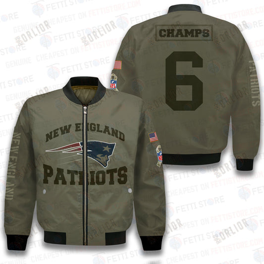 New England Patriots - National Football League 2023 Unisex AOP Bomber Jacket V2