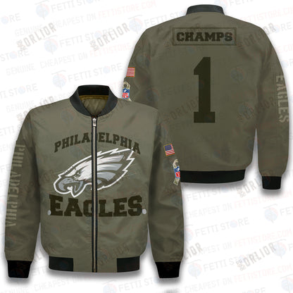 Philadelphia Eagles - National Football League 2023 Unisex AOP Bomber Jacket V2