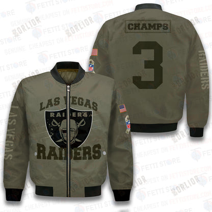 Las Vegas Raiders - National Football League 2023 Unisex AOP Bomber Jacket V2