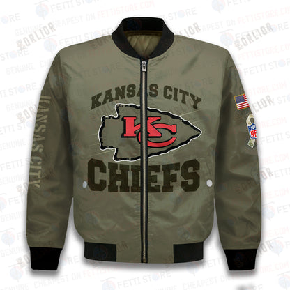 Kansas City Chiefs - National Football League 2023 Unisex AOP Bomber Jacket V2