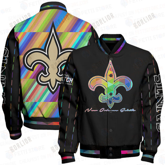 New Orleans Saints - National Football League AOP Varsity Jacket V2