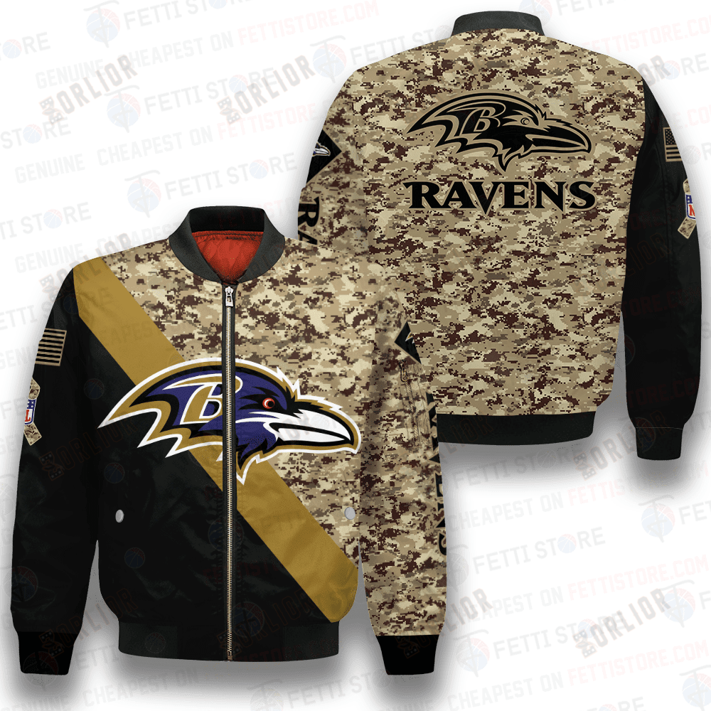 Baltimore Ravens - National Football League AOP Bomber Jacket V1