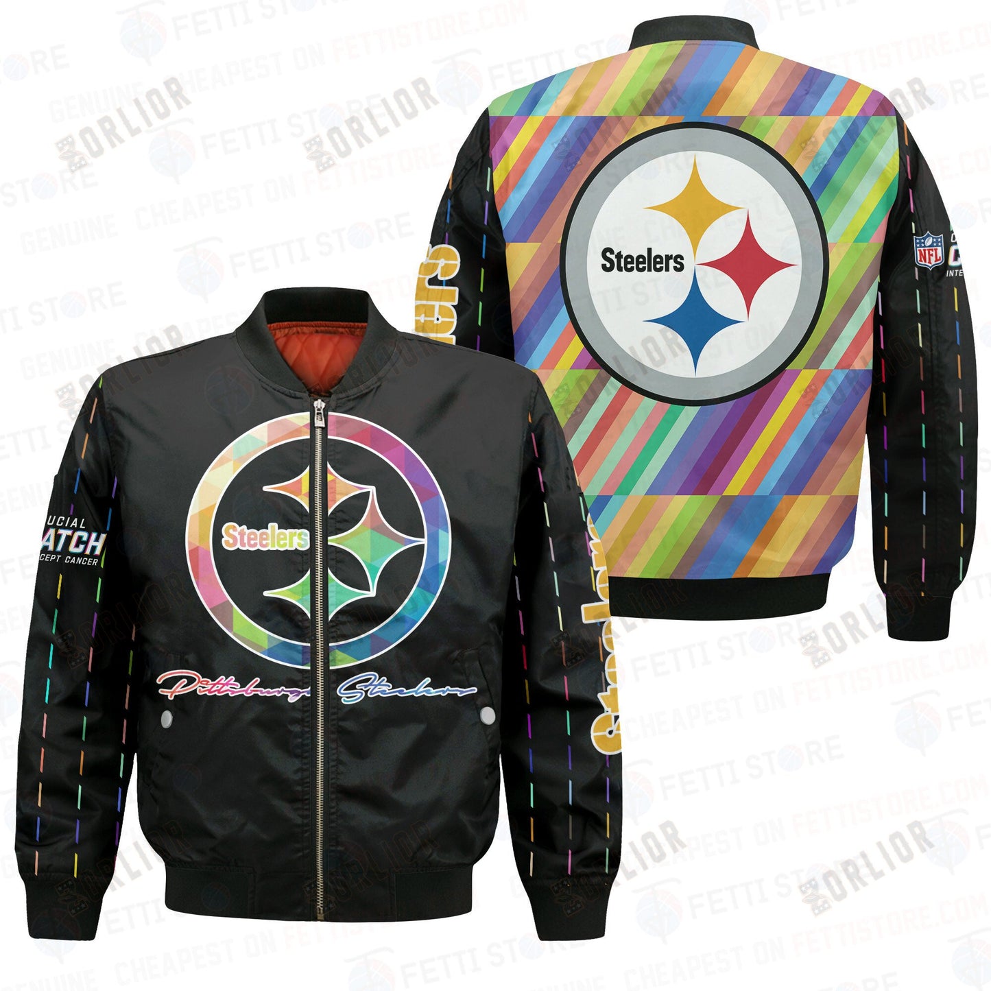 Pittsburgh Steelers - National Football League AOP Bomber Jacket V2