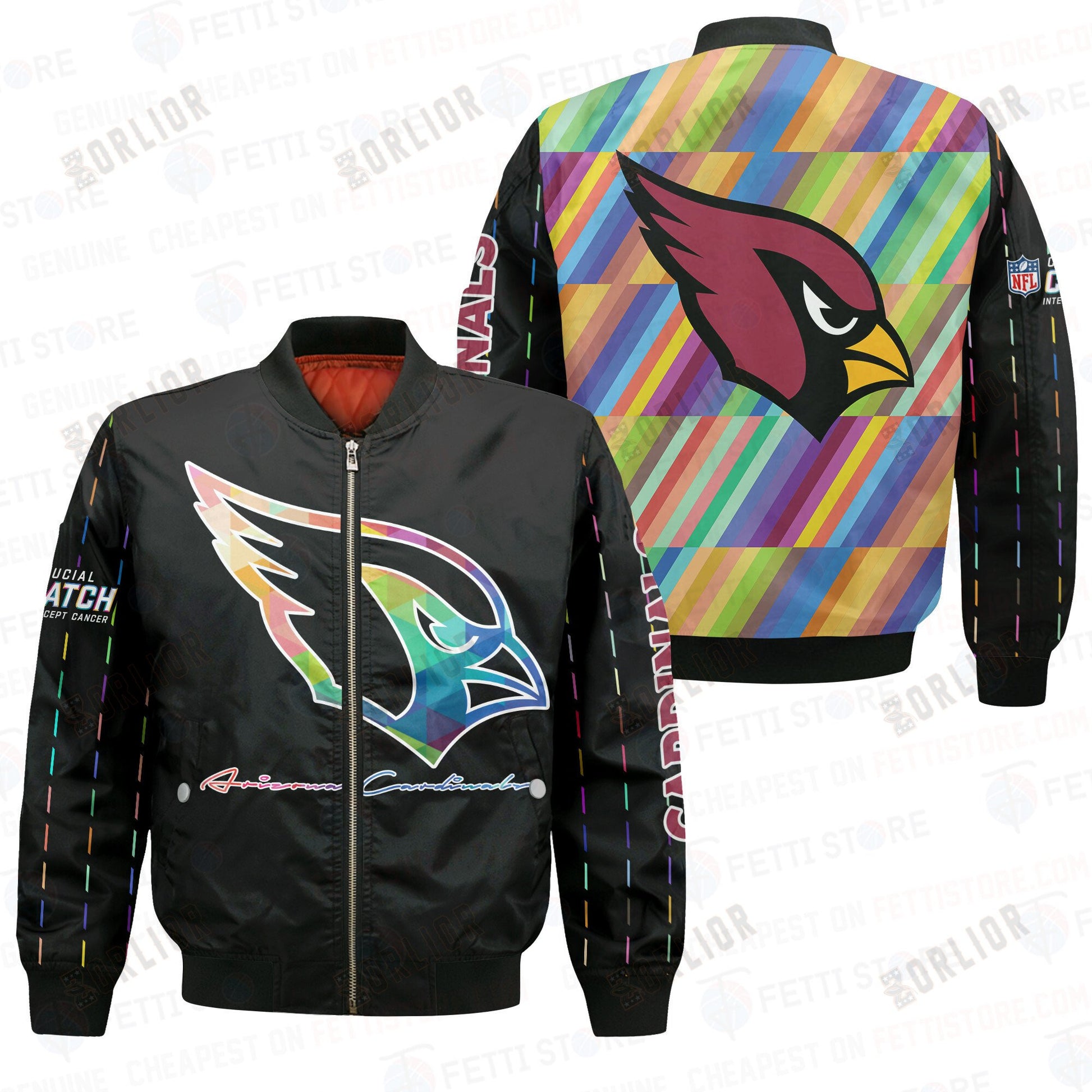 Arizona Cardinals - National Football League AOP Bomber Jacket V2