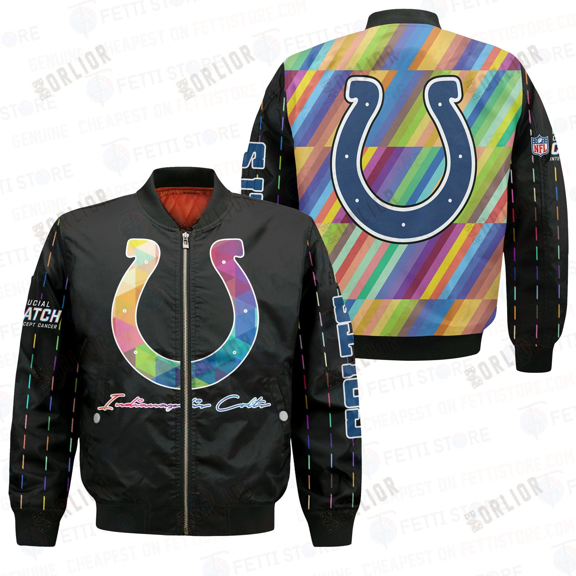 Indianapolis Colts - National Football League AOP Bomber Jacket V2