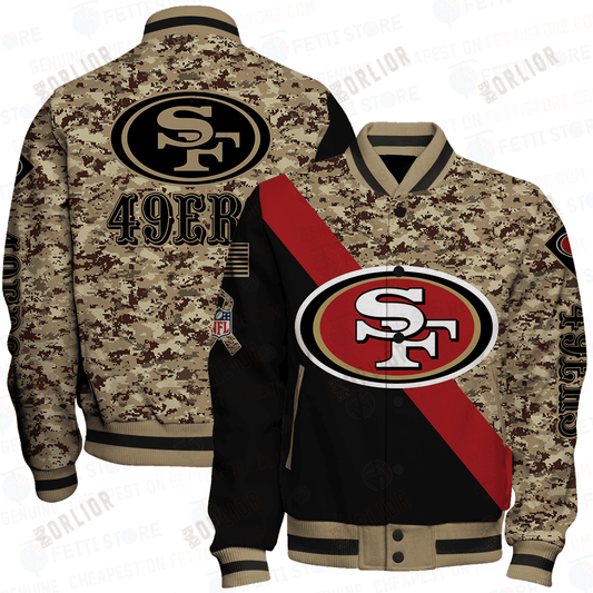 San Francisco 49ers - National Football League AOP Varsity Jacket V1