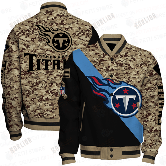 Tennessee Titans - National Football League AOP Varsity Jacket V1