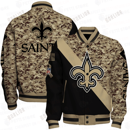 New Orleans Saints - National Football League AOP Varsity Jacket V1