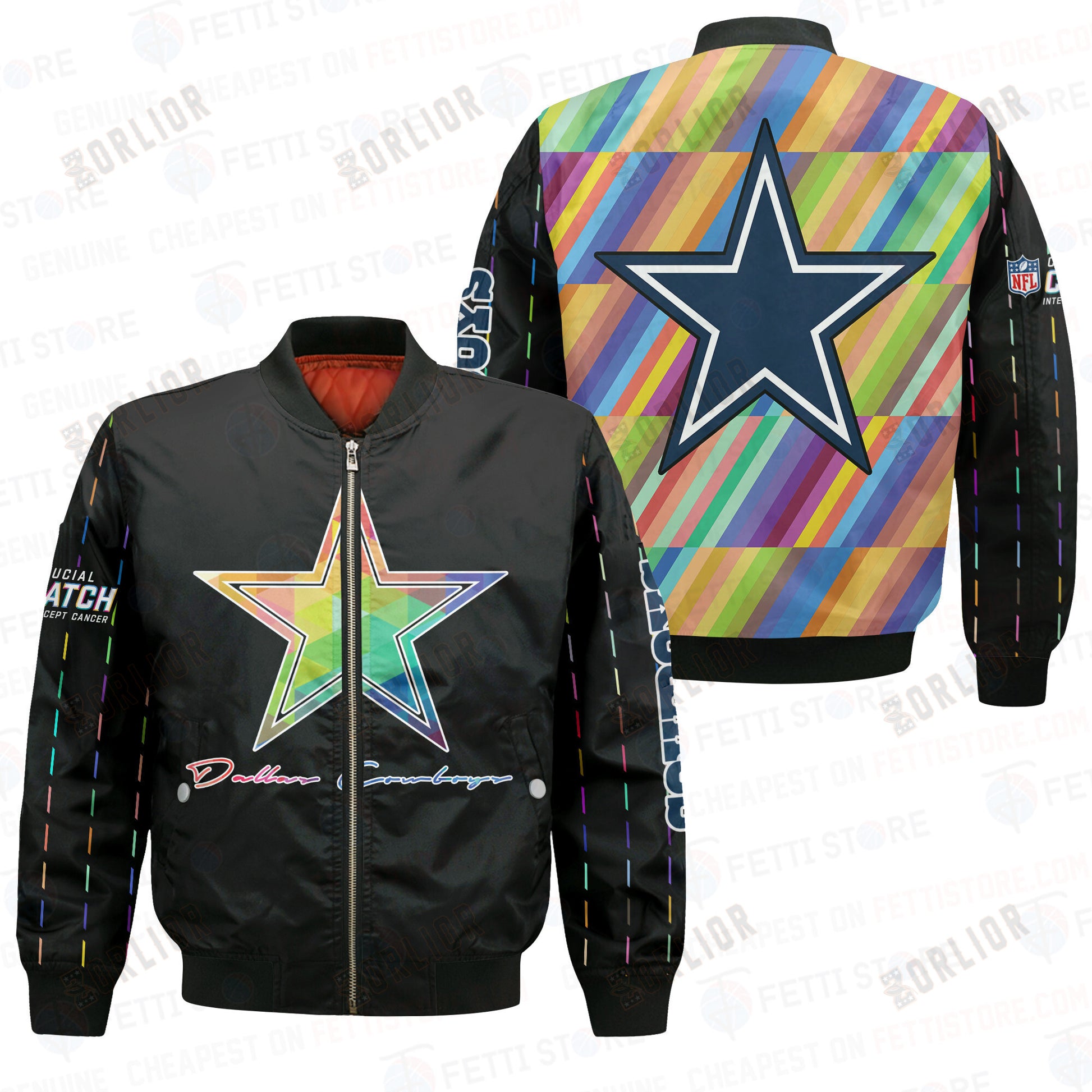 Dallas Cowboys - National Football League AOP Bomber Jacket V2