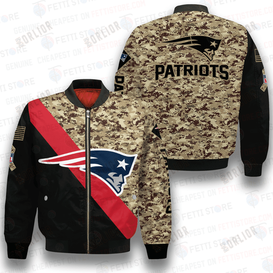 New England Patriots - National Football League AOP Bomber Jacket V1