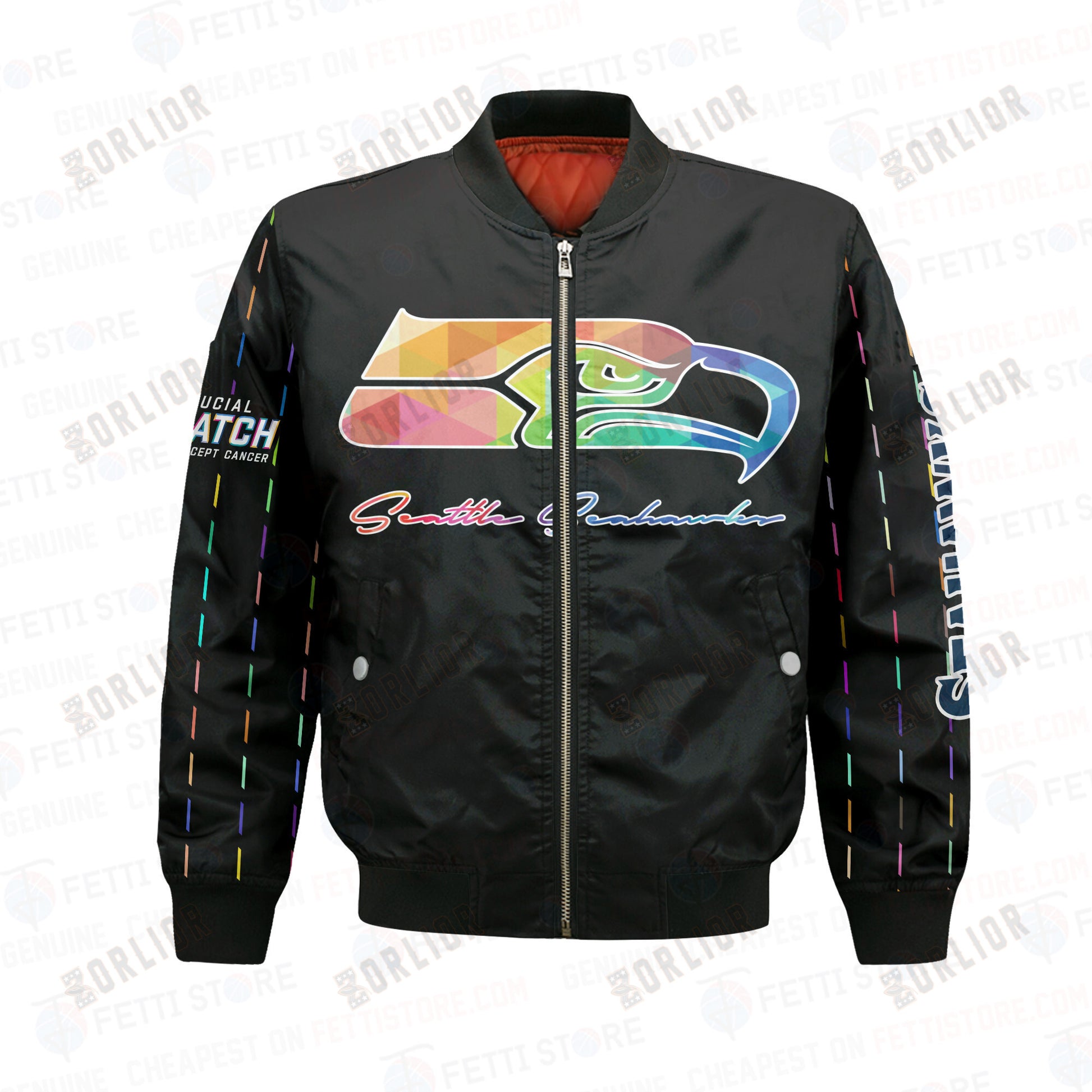 Seattle Seahawks - National Football League AOP Bomber Jacket V2
