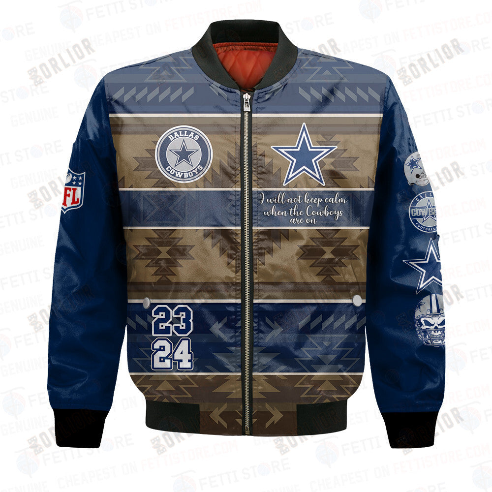 Dallas Cowboys - National Football League AOP Bomber Jacket STM V1