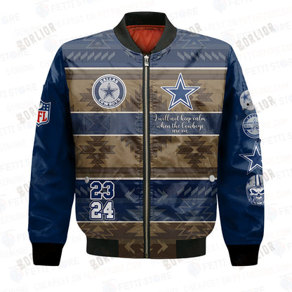 Dallas Cowboys - National Football League AOP Bomber Jacket STM V1
