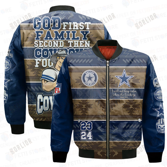Dallas Cowboys - National Football League AOP Bomber Jacket STM V1