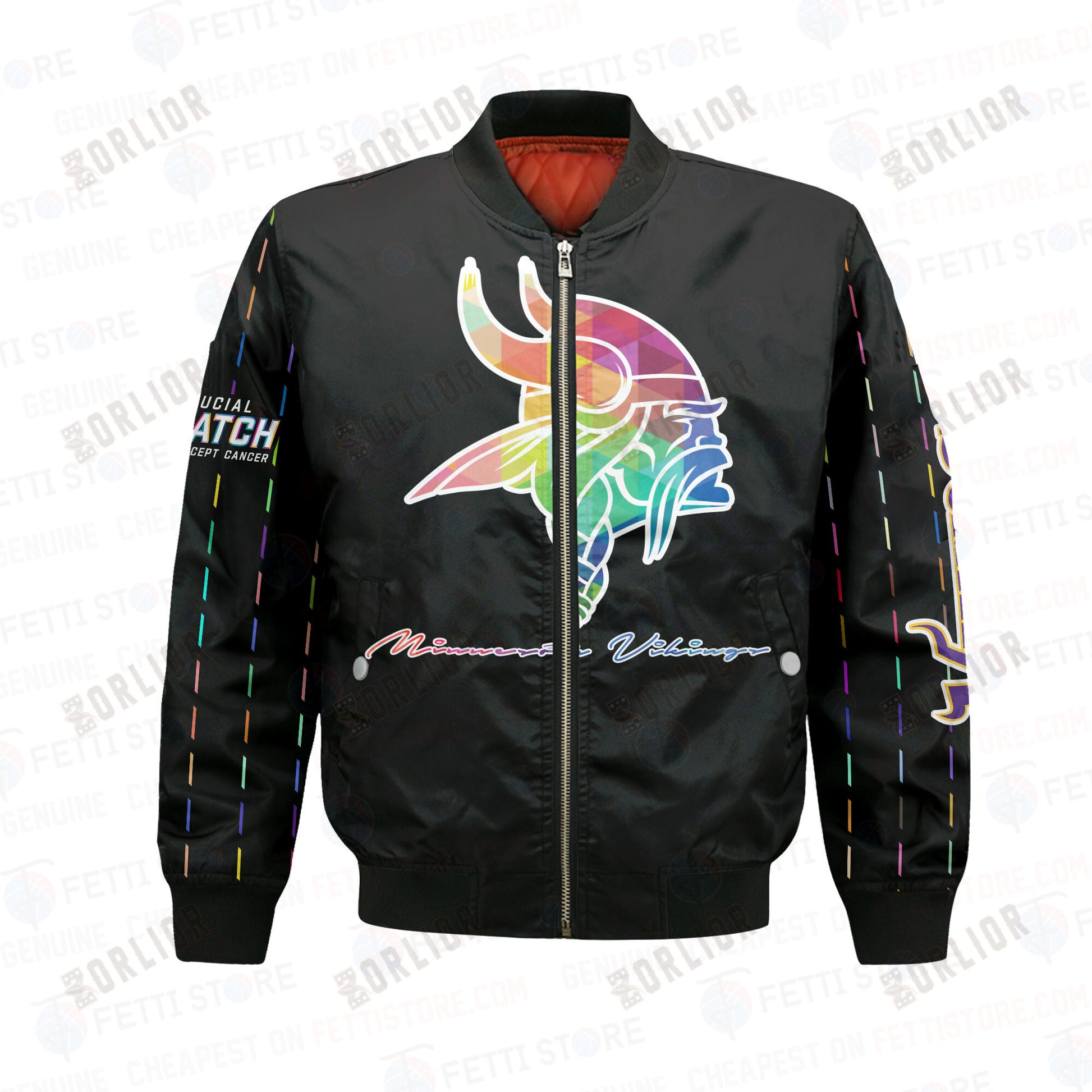 Minnesota Vikings - National Football League AOP Bomber Jacket V2