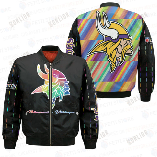 Minnesota Vikings - National Football League AOP Bomber Jacket V2