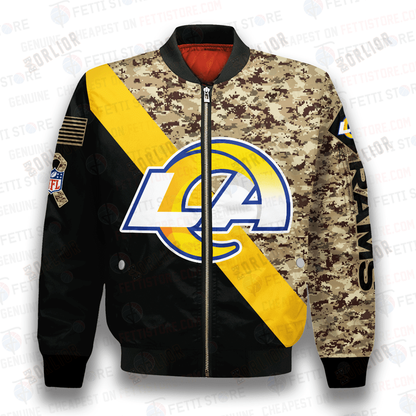 Los Angeles Rams - National Football League AOP Bomber Jacket V1