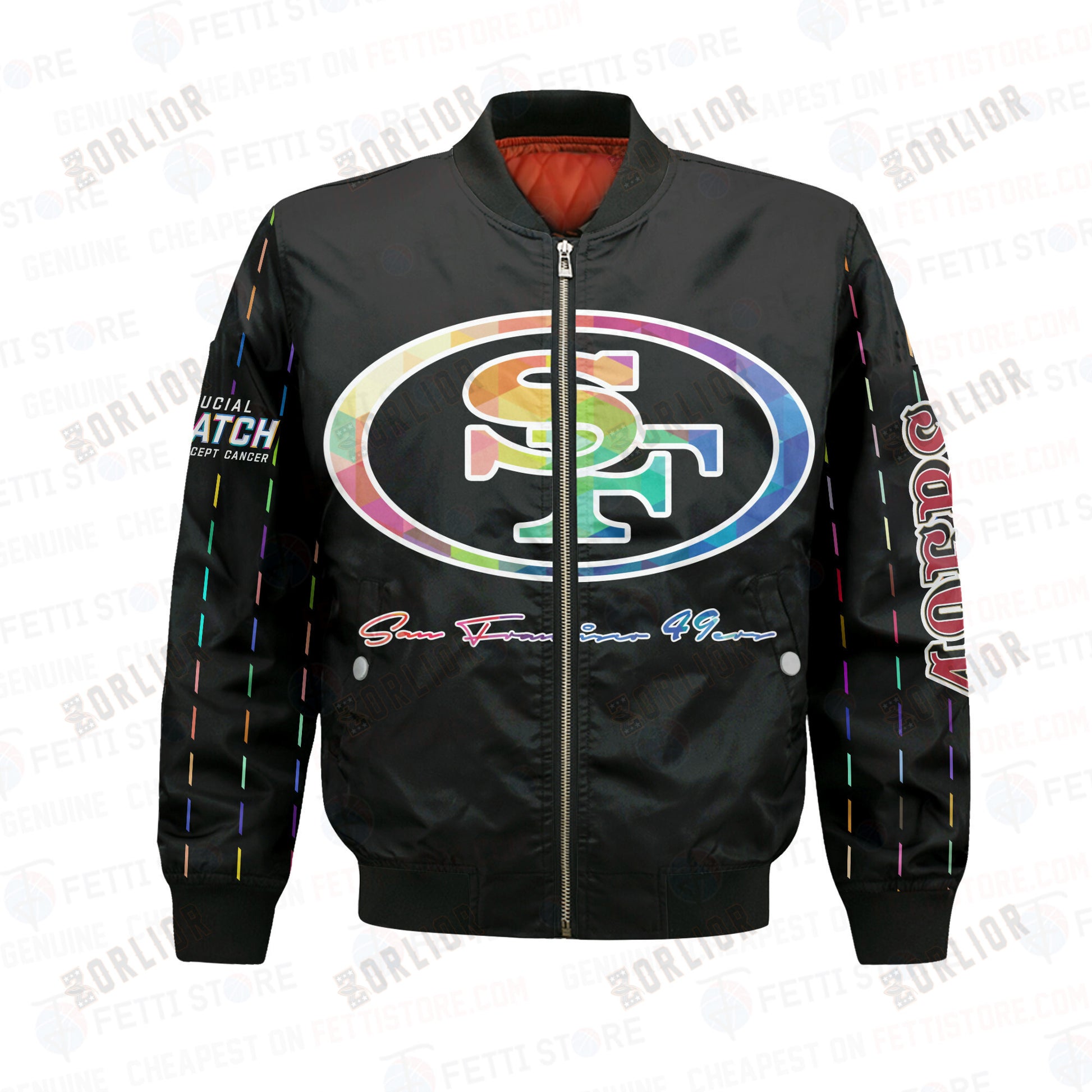 San Francisco 49ers - National Football League AOP Bomber Jacket V2