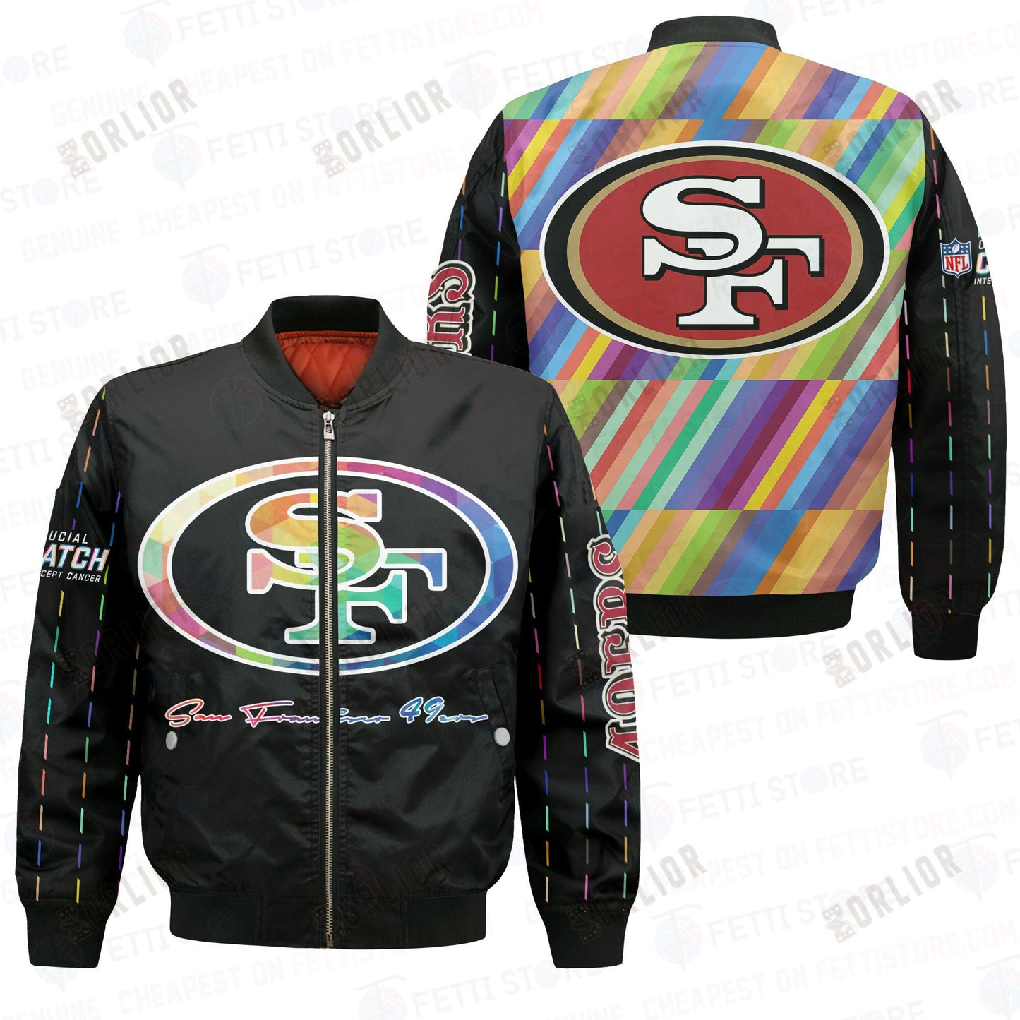 San Francisco 49ers - National Football League AOP Bomber Jacket V2