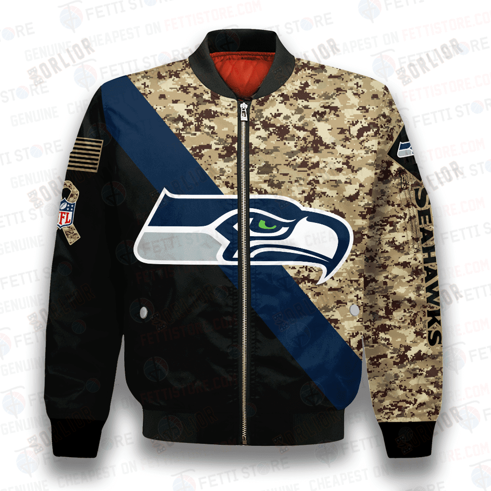 Seattle Seahawks - National Football League AOP Bomber Jacket V1