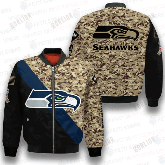 Seattle Seahawks - National Football League AOP Bomber Jacket V1