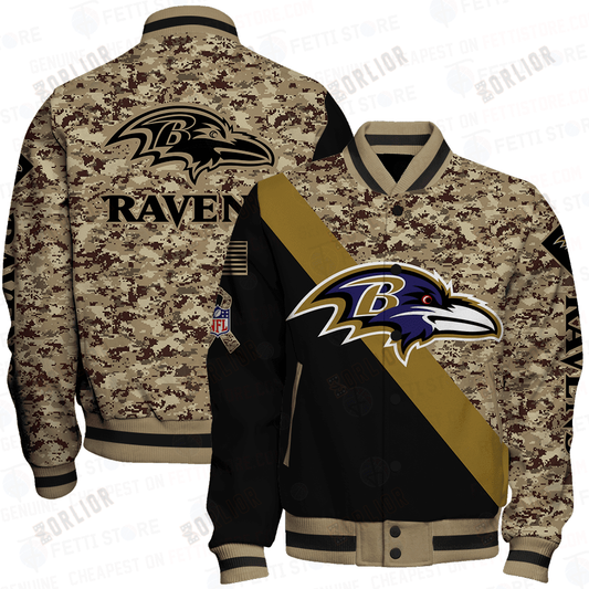 Baltimore Ravens - National Football League AOP Varsity Jacket V1