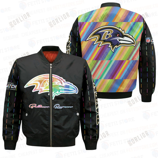 Baltimore Ravens - National Football League AOP Bomber Jacket V2